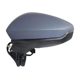Audi A3 5 Door Hatchback 2020-2024 Door Mirror Electric Type Heated Manual Fold With Indicator With Primed Cover Passenger Side L
