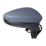 Audi A3 5 Door Hatchback 2020-2024 Door Mirror Electric Type Heated Manual Fold With Indicator With Primed Cover Driver Side R