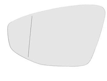 Audi A3 5 Door Hatchback 2020-2024 Door Mirror Glass Heated Passenger Side L