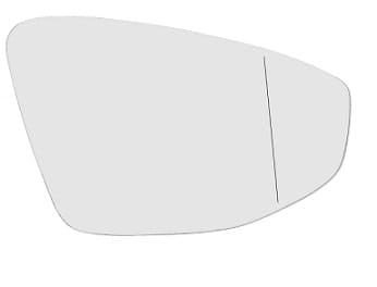 Audi A3 5 Door Hatchback 2020-2024 Door Mirror Glass Heated Driver Side R