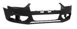 Audi A4 Saloon 2011-2015 Front Bumper With Sensor Holes No Wash Jet Holes (Not S4 Models)