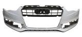 Audi A5 Cabriolet 2012-2017 Front Bumper With Wash Jets No Sensor Holes (S-Line and Black Edition Models Only) Primed