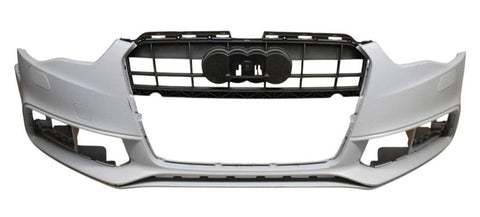 Audi A5 Cabriolet 2012-2017 Front Bumper With Wash Jets No Sensor Holes (S-Line and Black Edition Models Only) Primed