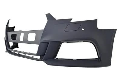 Audi A3 Cabriolet 2016-2020 Front Bumper With Sensor Holes With Wash Jet Holes (Fits S-Line & S3 Models Only) Primed