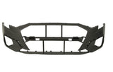 Audi A3 5 Door Hatchback 2020-2024 Front Bumper With Sensor Holes With Wash Jet Holes No Park Assist Holes (Fits Sport & Technik Models Only) Primed