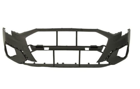 Audi A3 Saloon 2020-2024 Front Bumper With Sensor Holes With Wash Jet Holes No Park Assist Holes (Fits Sport & Technik Models Only) Primed