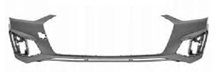 Audi A5 Coupe 2020-2025 Front Bumper No Sensor Holes No Wash Jet Holes With Template To Drill Holes (Fits S-Line & S5 Models Only) Primed