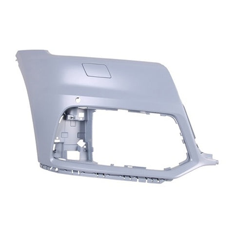 Audi Q5 Estate 2017-2020 Front Bumper Corner With Sensor Hole With Wash Jet Hole (SE & Sport Models) Primed - Driver Side R