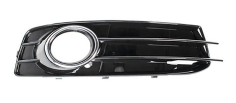 Audi A3 5 Door Hatchback 2008-2012 Front Bumper Grille With Lamp Hole (Fits S-Line Models Only) Gloss Black Driver Side R