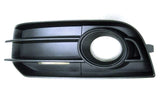 Audi A1 5 Door Hatchback 2010-2015 Front Bumper Grille Outer Section With Lamp Hole Twin Slat No Chrome Trim (Fits SE & Sport Models Only) Passenger Side L