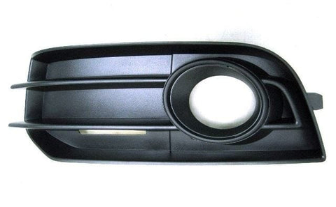 Audi A1 3 Door Hatchback 2010-2015 Front Bumper Grille Outer Section With Lamp Hole Twin Slat No Chrome Trim (Fits SE & Sport Models Only) Passenger Side L