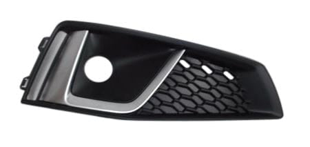 Audi A4 Estate 2018-2019 Front Bumper Grille Outer Section With Chrome Trim (Fits S-Line & Black Edition Models Only) Driver Side R
