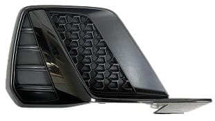 Audi A1 5 Door Hatchback 2019- Front Bumper Grille Outer Section No Sensor Hole With Black Trim (Fits S-Line Models Only) Driver Side R