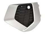 Audi A3 Saloon 2020-2024 Front Bumper Grille Outer Section With Sensor Hole With Silver Surround (Fits Sport Models Only) Passenger Side L