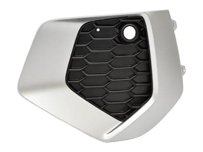 Audi A3 Saloon 2020-2024 Front Bumper Grille Outer Section With Sensor Hole With Silver Surround (Fits Sport Models Only) Passenger Side L