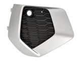 Audi A3 5 Door Hatchback 2020-2024 Front Bumper Grille Outer Section With Sensor Hole With Silver Surround (Fits Sport Models Only) Driver Side R