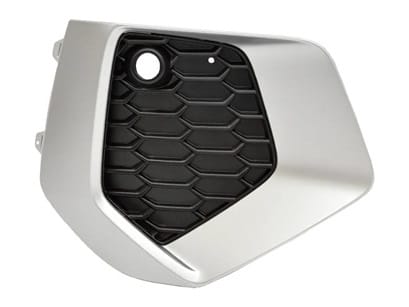 Audi A3 5 Door Hatchback 2020-2024 Front Bumper Grille Outer Section With Sensor Hole With Silver Surround (Fits Sport Models Only) Driver Side R