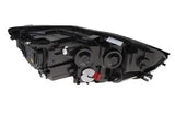 Audi A6 Saloon 2011-2014 Headlamp Bi-Xenon D3S With LED Daytime Running Lamp With Cornering Lamp Black Passenger Side L