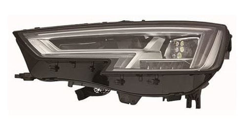 Audi A4 Saloon 2015-2018 Headlamp Xenon Type With LED Daytime Running Lamp Passenger Side L
