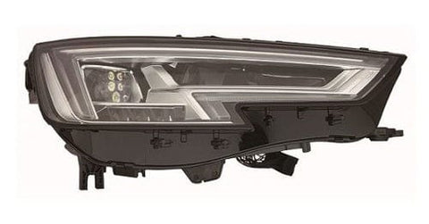 Audi A4 Estate 2018-2019 Headlamp Xenon Type With LED Daytime Running Lamp Driver Side R