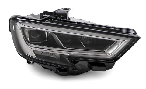 Audi A3 3 Door Hatchback 2016-2018 Headlamp With LED Headlamps Driver Side R