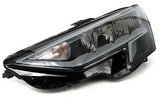 Audi A3 5 Door Hatchback 2020-2024 Headlamp LED Non Matrix Black & Grey Passenger Side L