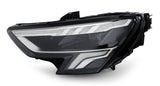 Audi A3 Saloon 2020-2024 Headlamp LED Non Matrix Black & Silver Passenger Side L