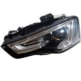 Audi A5 Hatchback (Sportback) 2012-2017 Headlamp Bi-Xenon D3S (No Adaptive Lighting) Black Passenger Side L