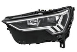Audi Q3 Estate 2018-2025- Headlamp LED With Dynamic Bending Lamp Passenger Side L