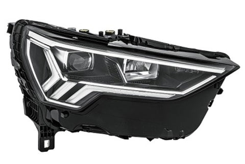 Audi Q3 Estate 2018-2025- Headlamp LED With Dynamic Bending Lamp Driver Side R