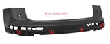 Audi Q5 Estate 2020-2025 Rear Bumper Upper Section With Sensor Holes No Park Assist Holes Primed