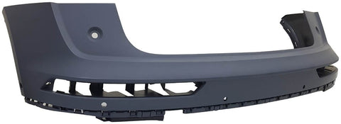Audi Q5 Estate 2020-2025 Rear Bumper Upper Section With Sensor Holes With Park Assist Holes Primed