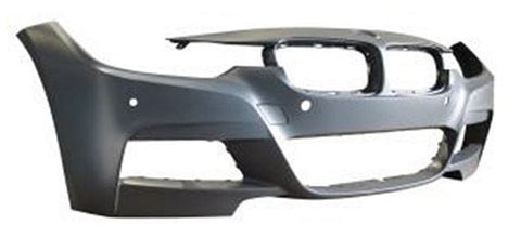 BMW 3 Series Estate 2015-2018 Front Bumper With Sensor Holes No Wash Jet Holes No Park Assist Holes No Camera Hole (Fits M-Sport Models Only) Primed