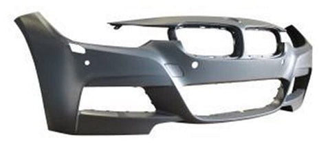 BMW 3 Series Estate 2015-2018 Front Bumper With Sensor Holes With Wash Jet Holes No Park Assist Holes No Camera Hole (Fits M-Sport Models Only) Primed