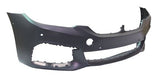 BMW 5 Series Estate 2017-2020 Front Bumper With Sensor Holes No Wash Jet Holes (Fits M-Sport Models Only) Primed