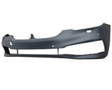 BMW 5 Series Saloon 2017-2020 Front Bumper With 6 Sensor Holes With Wash Jet Holes (Fits SE Models Only) Primed