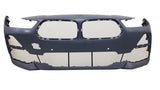 BMW X2 Estate 2018-2024 Front Bumper No Wash Jets No Sensor Holes (With Template To Drill Park Assist) - Primed