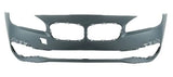 BMW 2 Series Active Tourer Hatchback 2018-2022 Front Bumper No Sensor Holes With Park Assist Holes (Fits SE & Sport Models Only) Primed