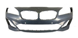 BMW 2 Series Active Tourer Hatchback 2018-2022 Front Bumper With Sensor Holes No Park Assist Holes (With Template To Drill Holes) M-Sport Models - Primed 