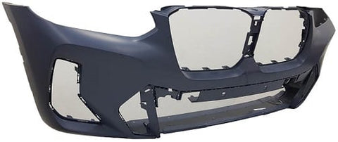 BMW X3 Estate 2021-2024 Front Bumper No Sensor Holes (Fits M-Sport Models Only) Primed