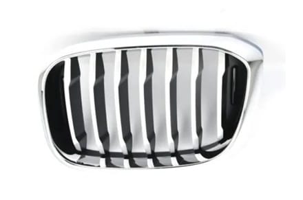 BMW X3 Estate 2017-2021 Front Bumper Grille Chrome (Fits X-Line Models Only) Chrome Passenger Side L