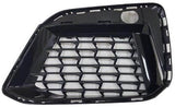 BMW 5 Series Estate 2020-2024 Front Bumper Grille Outer Section Open Type (Fits M-Sport Models) Gloss Black Passenger Side L