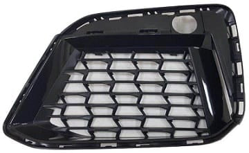 BMW 5 Series Estate 2020-2024 Front Bumper Grille Outer Section Open Type (Fits M-Sport Models) Gloss Black Passenger Side L