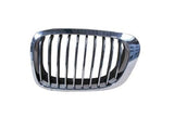 BMW 3 Series Cabriolet 1998-2003 Front Grille With Black and Chrome Slats Chrome Surround Passenger Side L