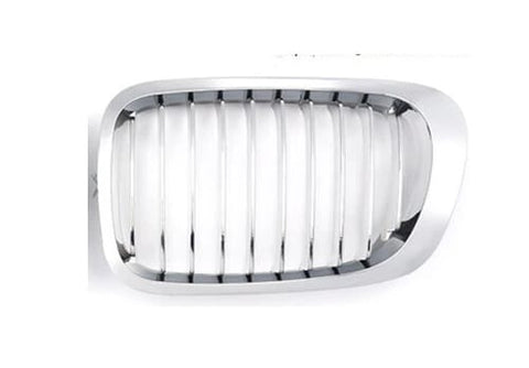 BMW 3 Series Cabriolet 1998-2003 Front Grille Chrome Slats With Chrome Surround Passenger Side L