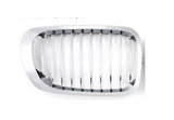 BMW 3 Series Coupe 1998-2003 Front Grille Chrome Slats With Chrome Surround Driver Side R