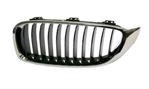 BMW 4 Series Hatchback 2017-2021 Front Grille With Black Slats Chrome Surround Passenger Side L