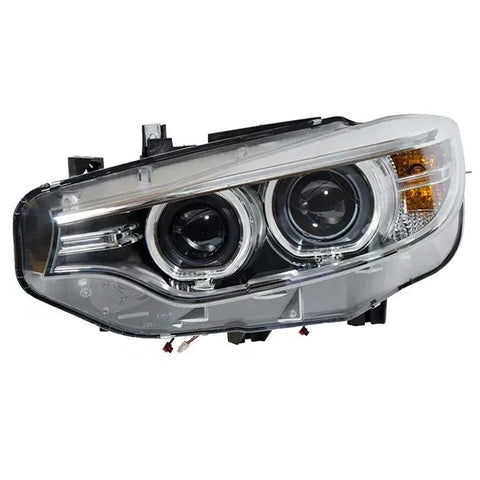BMW 4 Series Cabriolet 2014-2017 Headlamp Bi-Xenon D1S No Adaptive Lighting With LED Daytime Running Lamp (No BMW Branding) Passenger Side L