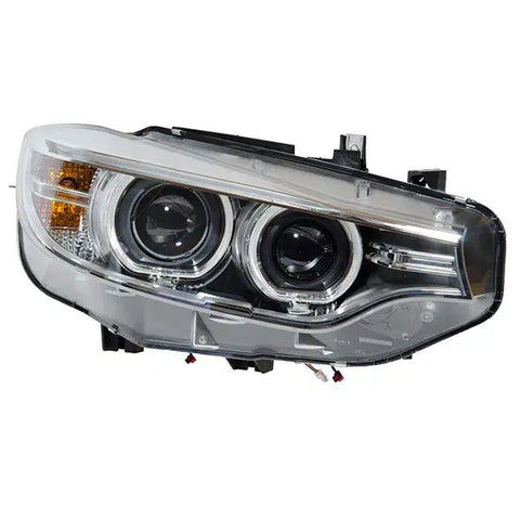 BMW 4 Series Cabriolet 2014-2017 Headlamp Bi-Xenon D1S No Adaptive Lighting With LED Daytime Running Lamp (No BMW Branding) Driver Side R