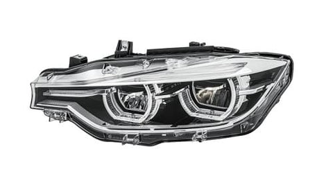 BMW 3 Series 4 Door Saloon 2015-2018 F30 LCI Headlamp LED Adaptive (Not Shadow Edition Models) Passenger Side L